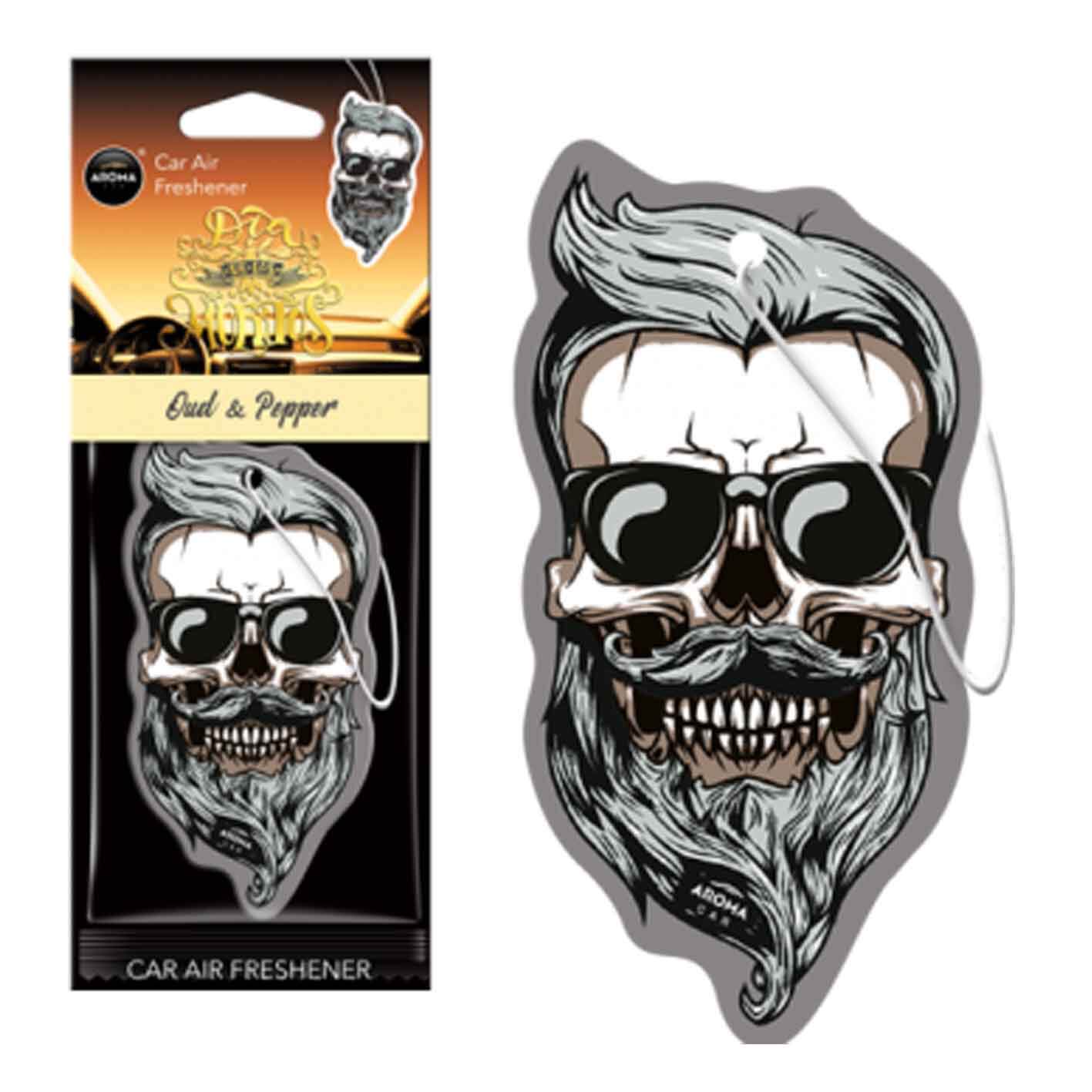 Aroma Car Dia De Los Muertos - Oud & Pepper Skull