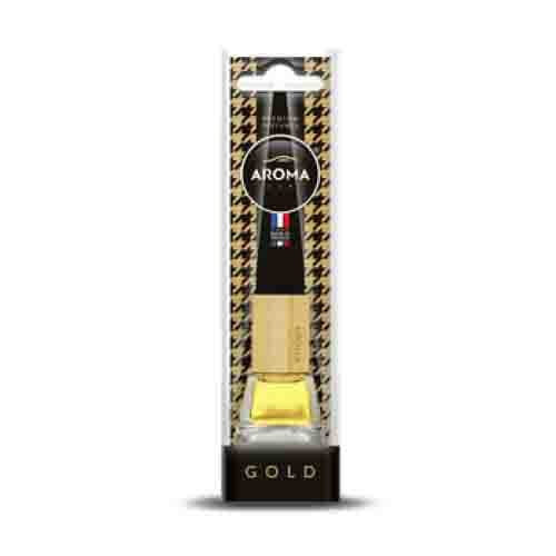 Aroma Car Crystal Wood Geurhanger - Gold