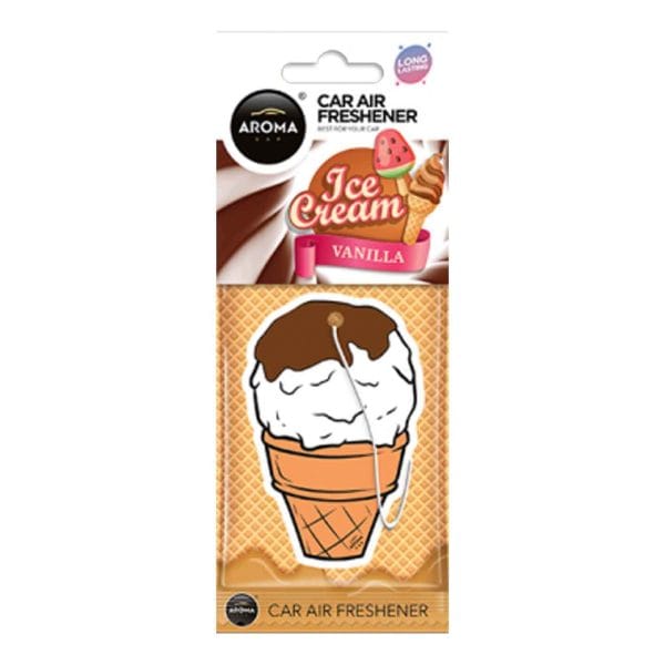Aroma Car Ice Cream - Vanilla (chocolade topping)