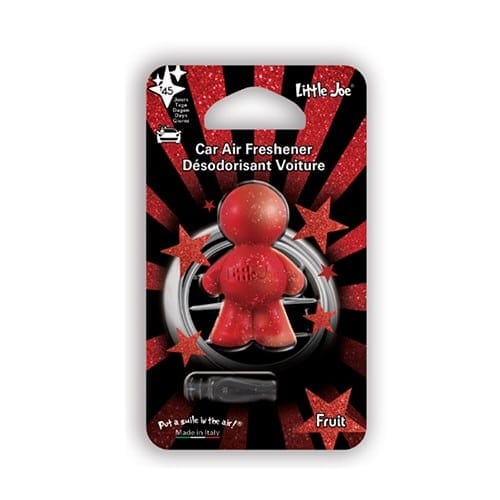 little joe 3d glitter fruit ventclip geurpoppetje toms carwash