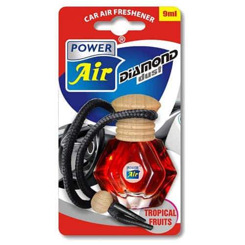 power air diamond dust tropical fruits autogeur geurflesje